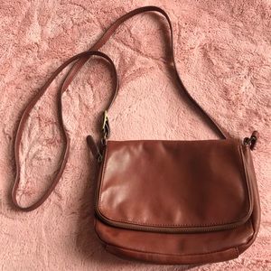 brown crossbody purse